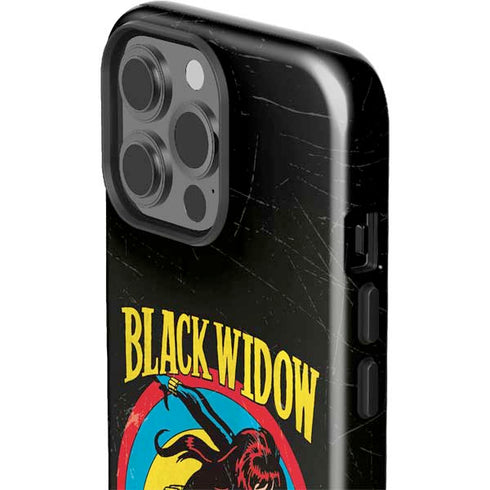 Marvel Classic Comics Black Widow iPhone 15 Pro Max Impact Case