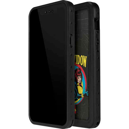 Marvel Classic Comics Black Widow iPhone 15 Pro Waterproof Case