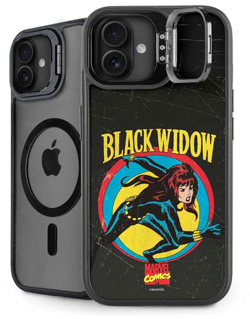 Marvel Classic Comics Black Widow iPhone 16 Kickstand Case