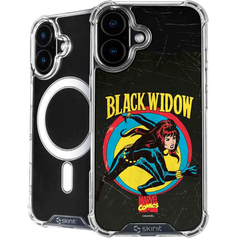 Marvel Classic Comics Black Widow iPhone 16 MagSafe Case