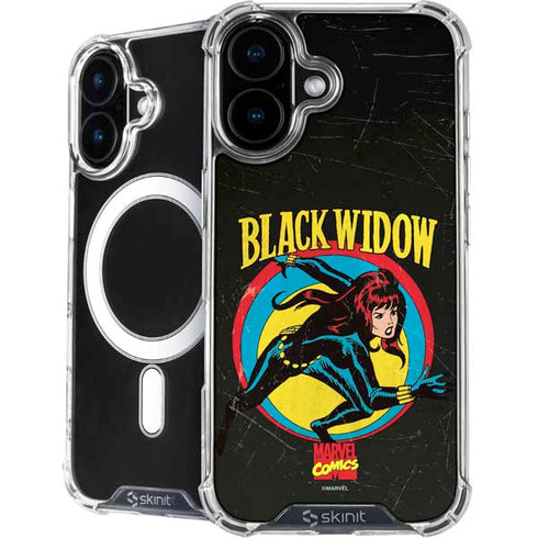 Marvel Classic Comics Black Widow iPhone 16 Plus MagSafe Case