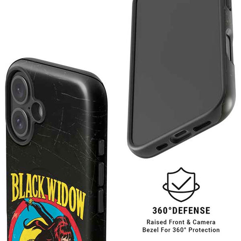 Marvel Classic Comics Black Widow iPhone 16 Plus Magsafe Impact Case