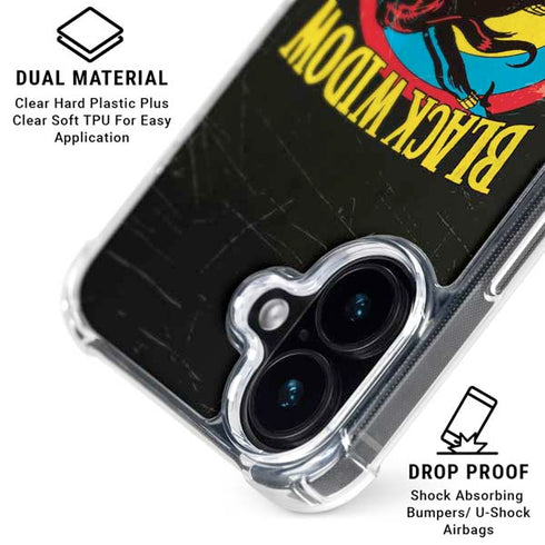 Marvel Classic Comics Black Widow iPhone 17 MagSafe Case