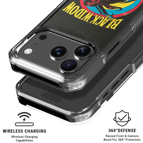 Marvel Classic Comics Black Widow iPhone 18 Pro Clear Case