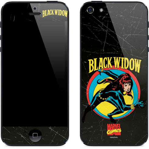 Marvel Classic Comics Black Widow iPhone 5/5s/5SE Skin