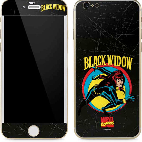 Marvel Classic Comics Black Widow iPhone 6/6s Skin