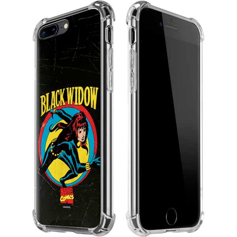 Marvel Classic Comics Black Widow iPhone 7/8 Plus Clear Case