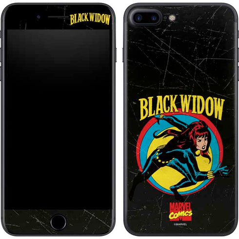 Marvel Classic Comics Black Widow iPhone 7 Plus Skin