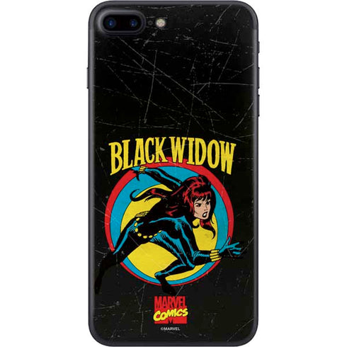Marvel Classic Comics Black Widow iPhone 8 Plus Skin