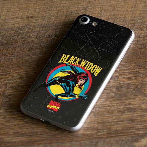 Marvel Classic Comics Black Widow iPhone 8 Skin