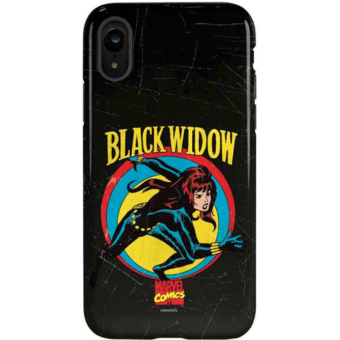 Marvel Classic Comics Black Widow iPhone XR Pro Case
