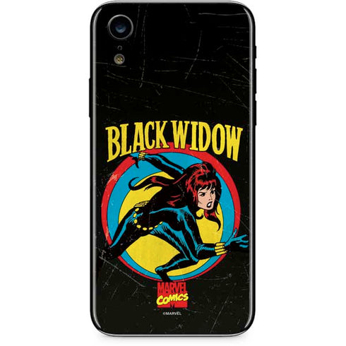 Marvel Classic Comics Black Widow iPhone XR Skin
