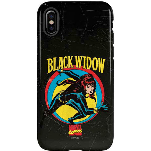 Marvel Classic Comics Black Widow iPhone XS Pro Case