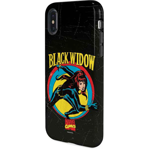 Marvel Classic Comics Black Widow iPhone XS Pro Case