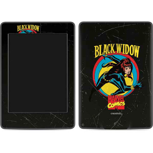 Marvel Classic Comics Black Widow Amazon Kindle Skin