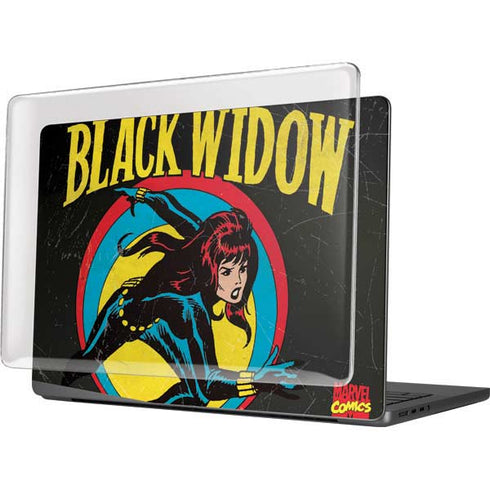 Marvel Classic Comics Black Widow MacBook Pro 14in (2021-24) Case plus Skin