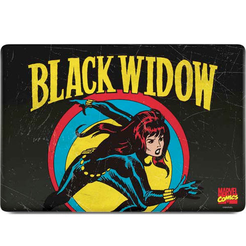 Marvel Classic Comics Black Widow MacBook Skins