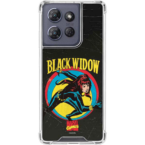 Marvel Classic Comics Black Widow Moto G Power 5G (2025) Clear Case