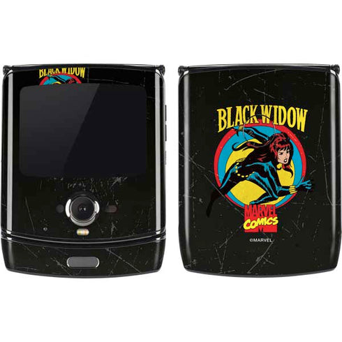 Marvel Classic Comics Black Widow Motorola RAZR Skin
