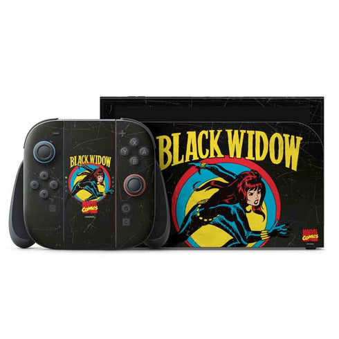 Marvel Classic Comics Black Widow Nintendo Skins