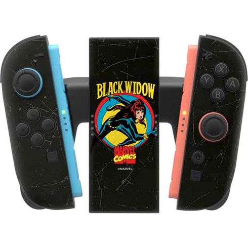 Marvel Classic Comics Black Widow Nintendo Switch 2 (2025) Joy-Con Controller Skin