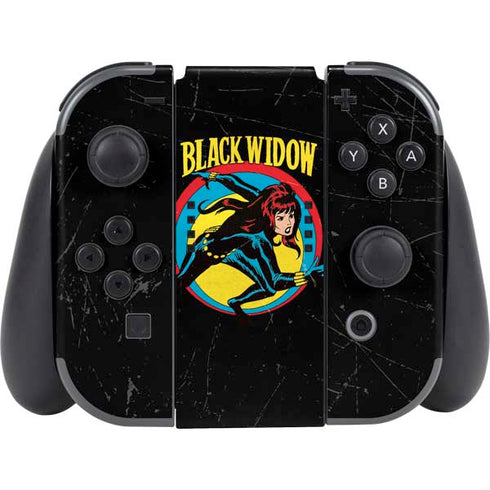Marvel Classic Comics Black Widow Nintendo Switch (2017-2021) Joy-Con Controller Skin