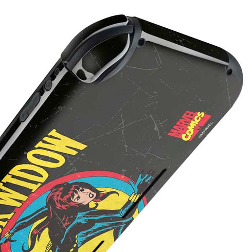Marvel Classic Comics Black Widow Nintendo Switch Lite Skin