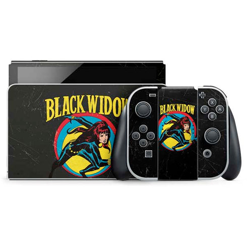 Marvel Classic Comics Black Widow Nintendo Skins