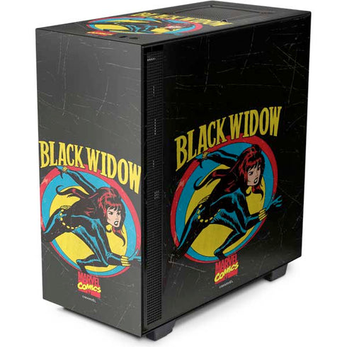 Marvel Classic Comics Black Widow NZXT H510 Compact ATX Mid-Tower Case Skin
