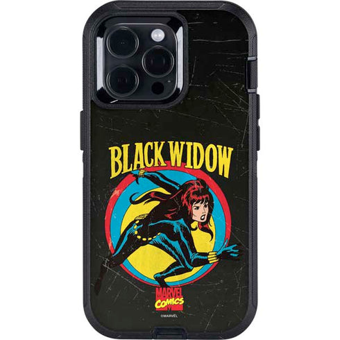 Marvel Classic Comics Black Widow Otterbox Defender iPhone Skin