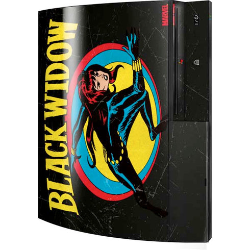 Marvel Classic Comics Black Widow Playstation 3 & PS3 Skin