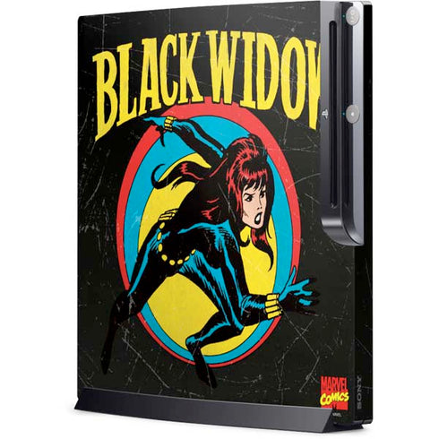 Marvel Classic Comics Black Widow Playstation 3 & PS3 Slim Skin
