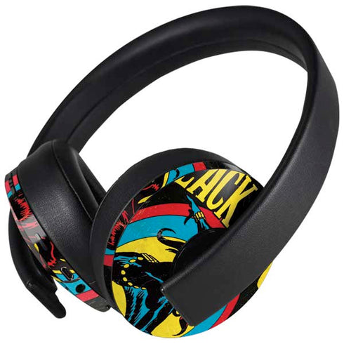 Marvel Classic Comics Black Widow PlayStation 4 Gold Wireless Headset Skin
