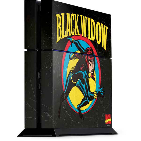 Marvel Classic Comics Black Widow PlayStation PS4 Skins