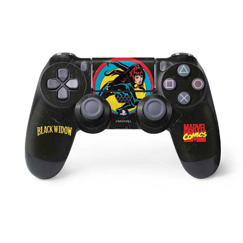 Marvel Classic Comics Black Widow PS4 Controller Skin