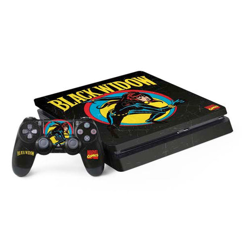 Marvel Classic Comics Black Widow PS4 Slim Bundle Skin