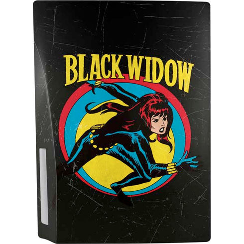 Marvel Classic Comics Black Widow PS5 Console Skin