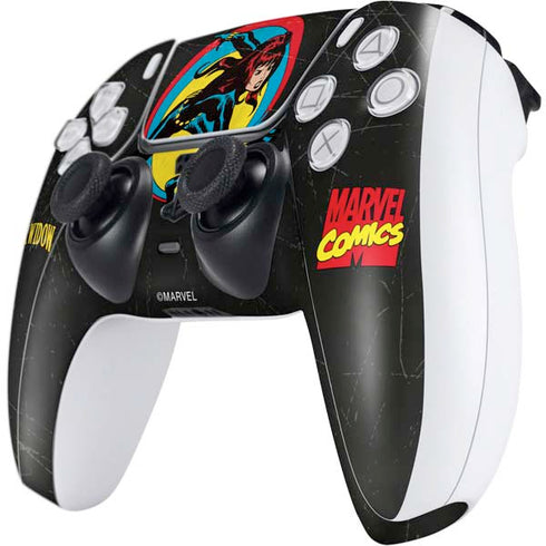Marvel Classic Comics Black Widow PS5 Controller Skin