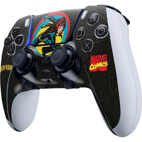 Marvel Classic Comics Black Widow PS5 DualSense Edge Pro Controller Skin