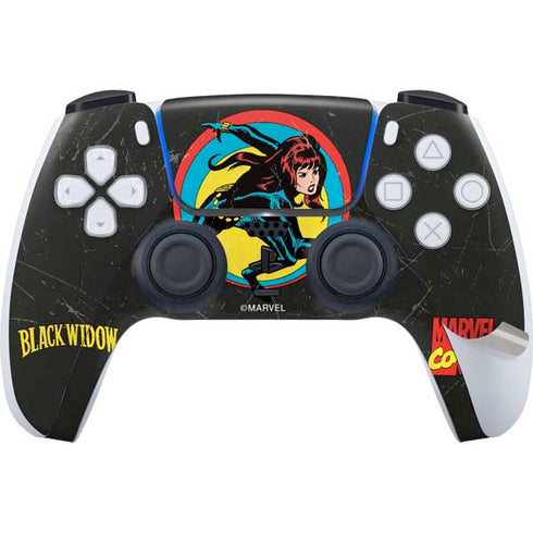 Marvel Classic Comics Black Widow PS5 Pro Bundle Skin