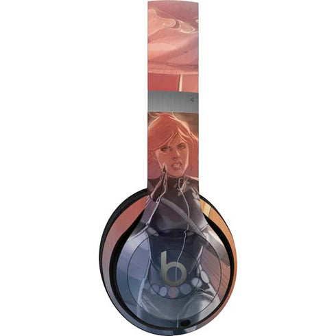 Marvel Black Widow Running Beats Solo 4 Wireless Headphones Skin