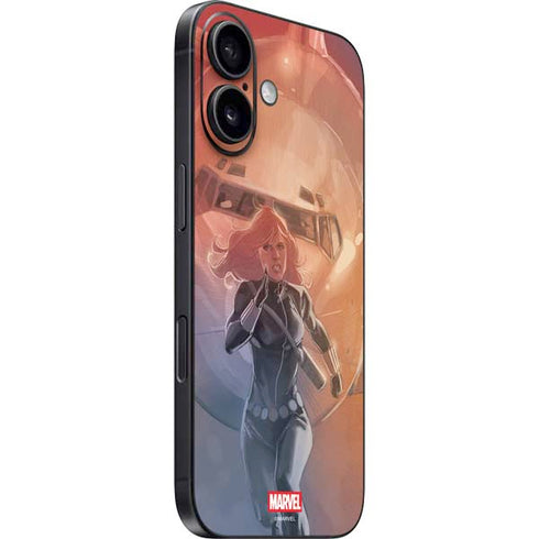 Marvel Black Widow Running iPhone 16 Skin