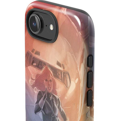 Marvel Black Widow Running iPhone 16e Impact Case