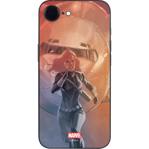 Marvel Black Widow Running iPhone 16e Skin