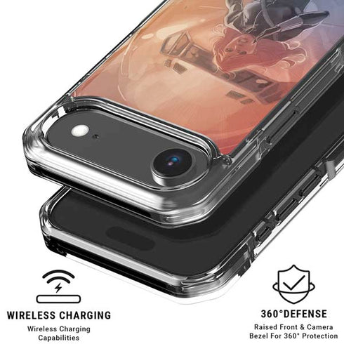 Marvel Black Widow Running iPhone 17 Air Clear Case
