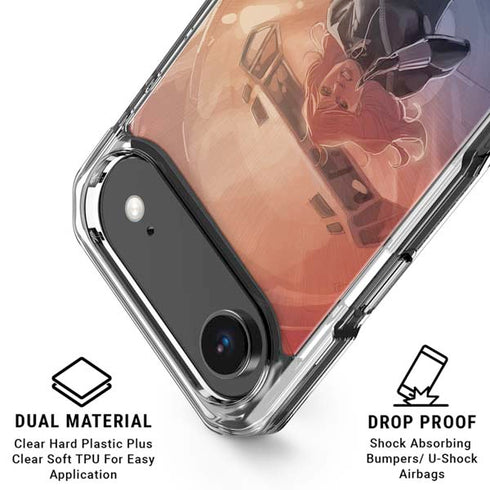 Marvel Black Widow Running iPhone 17 Air Clear Case