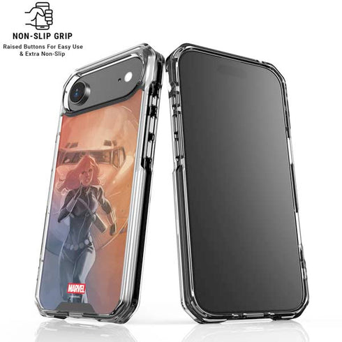 Marvel Black Widow Running iPhone 17 Air Clear Case