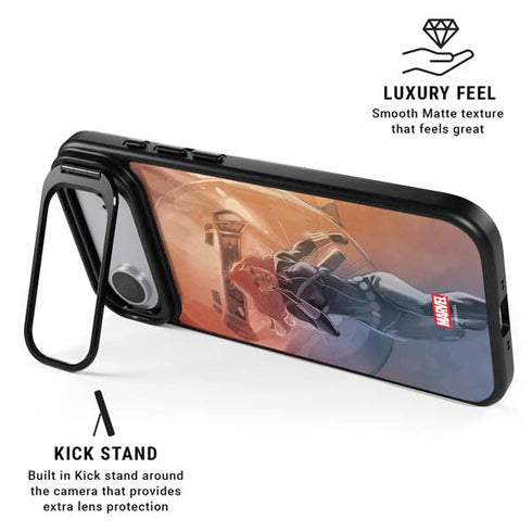 Marvel Black Widow Running iPhone 17 Air Kickstand Case
