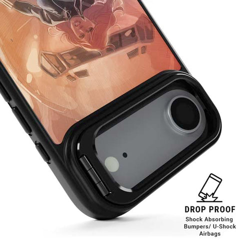 Marvel Black Widow Running iPhone 17 Air Kickstand Case