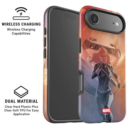 Marvel Black Widow Running iPhone 17 Air Magsafe Impact Case